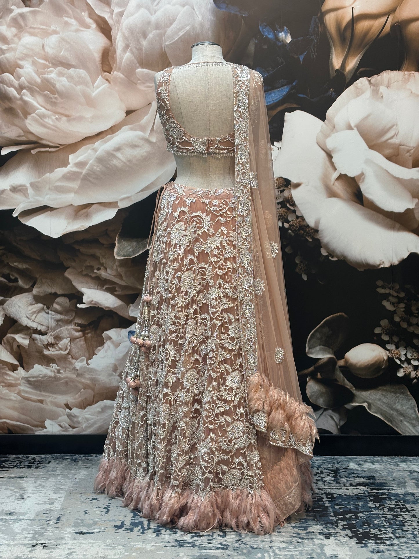 Soft Blush Pink Reception Lehenga