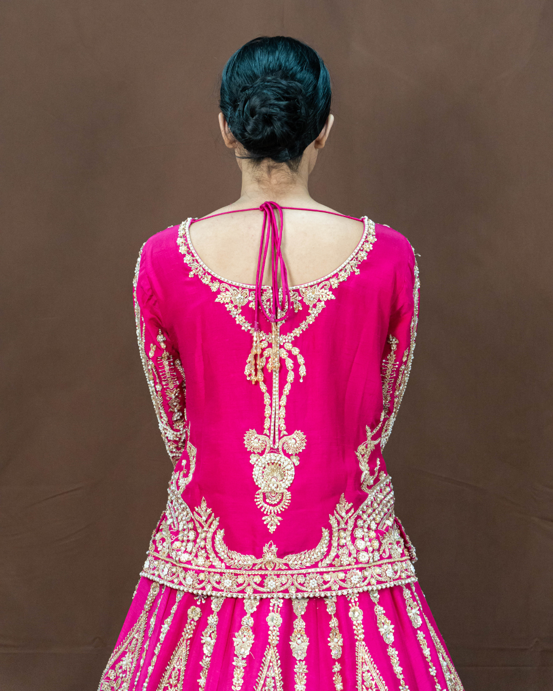 Jhoom | Fuschia Pakistani Lengha