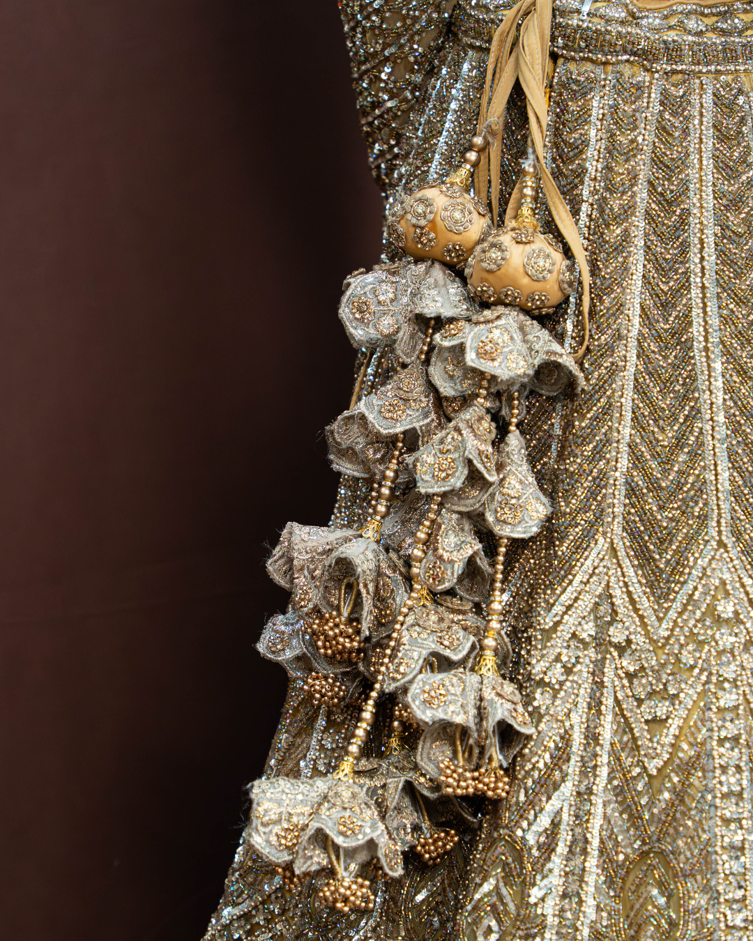 Gurnaz | Gold Bridal Lengha