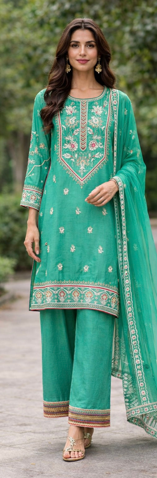 Emerald Heritage Suit Set