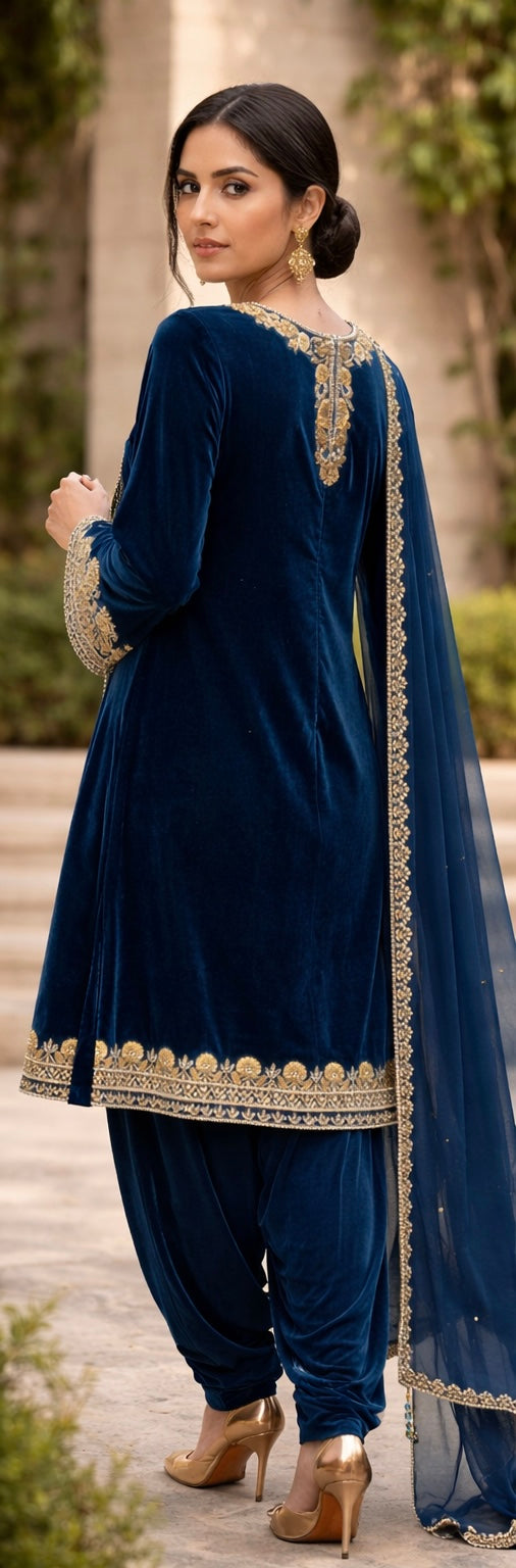 Velvet Salwar Suit