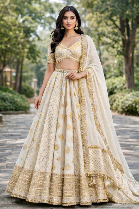 Ivory Lehenga