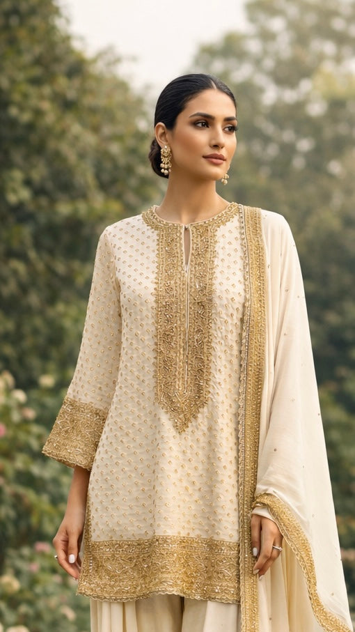 Ivory & Antique Gold Elegance