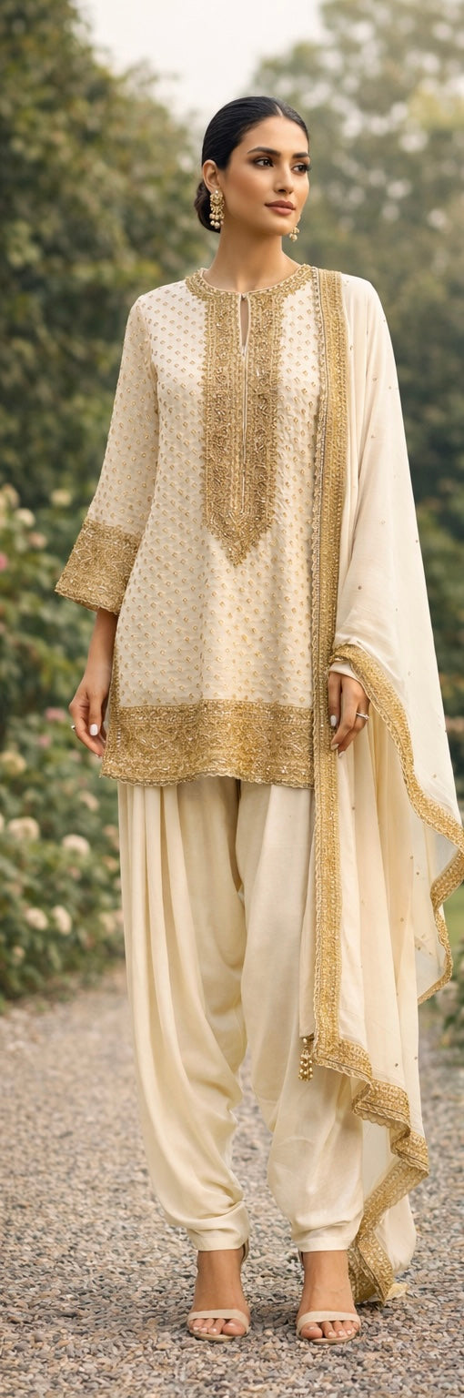 Ivory & Antique Gold Elegance