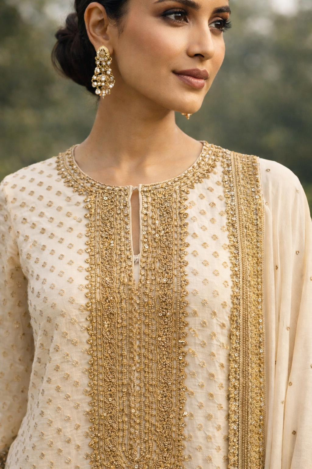 Ivory & Antique Gold Elegance