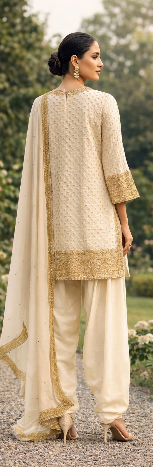 Ivory & Antique Gold Elegance