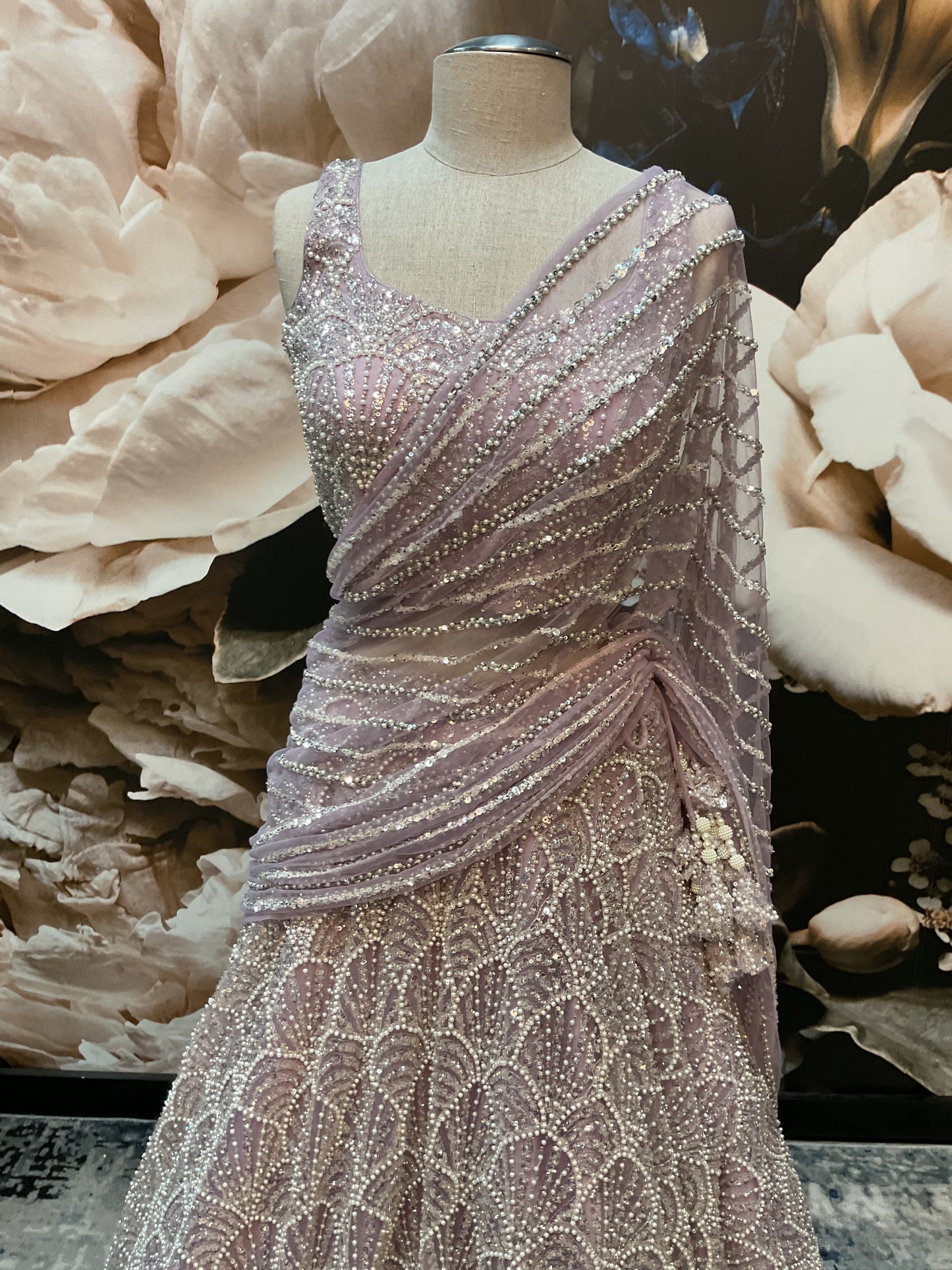 Lavender Reception Lehenga