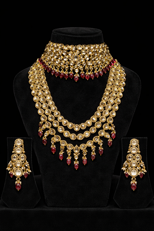Kundan Chokar Bridal Set