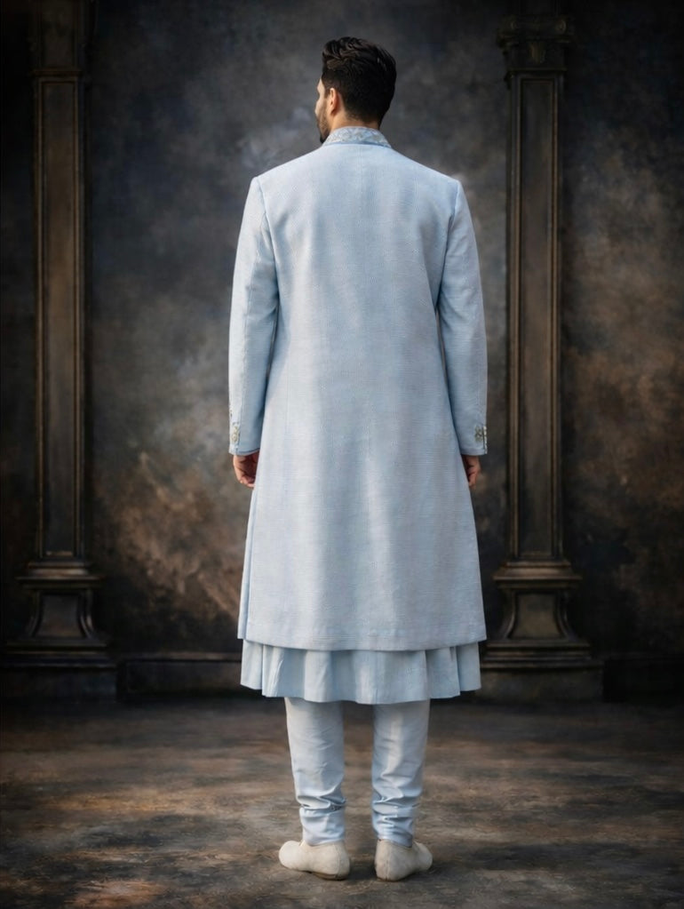 Powder Blue Sherwani